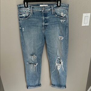 Mother The scrapper ankle Blue Jeans in Wicked Wild Calling 29